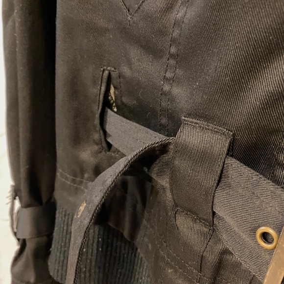 🎉2/$20 Vero Moda Balsa Short Jacket Belted Bomber Blazer Cropped Collared Coat - Picture 13 of 16